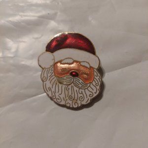 Vintage santa pin